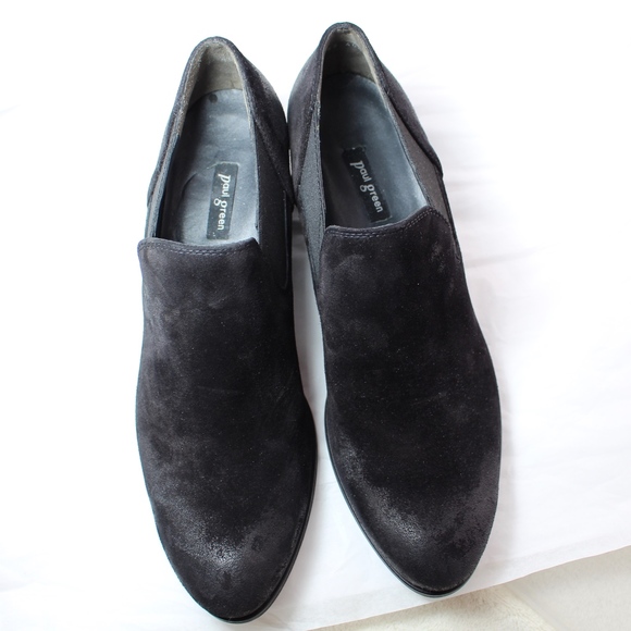 *SOLD* Paul Green Faith Black Suede Ankle Bootie 9 - Picture 7 of 8